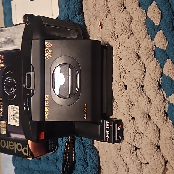 VINTAGE Polaroid captiva SLR SE with strap in original box '90s made! - Picture 3 of 7